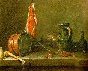 jean-Baptiste-Simeon Chardin A  Lean Diet with Cooking Utensils Germany oil painting artist